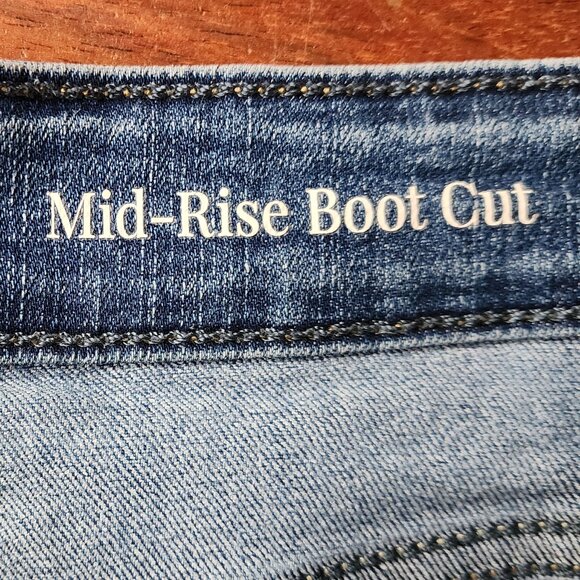 Signature by Levi Strauss Gold Label Mid-Rise Boot Cut Jeans Size 31 - Picture 7 of 16